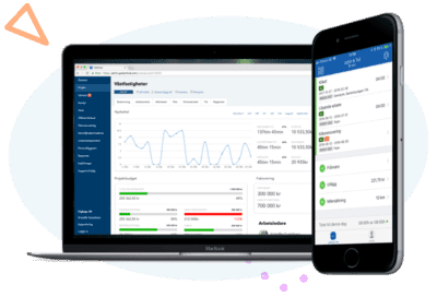 Rapportera via app & dator